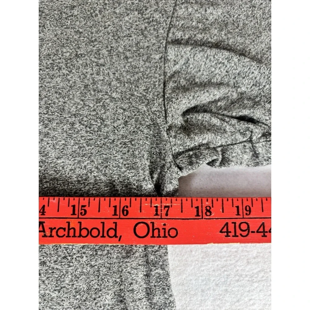 POLO Ralph Lauren Men's S Basic T Shirt 100% Cotton Gray‎ Heather V Neck EUC